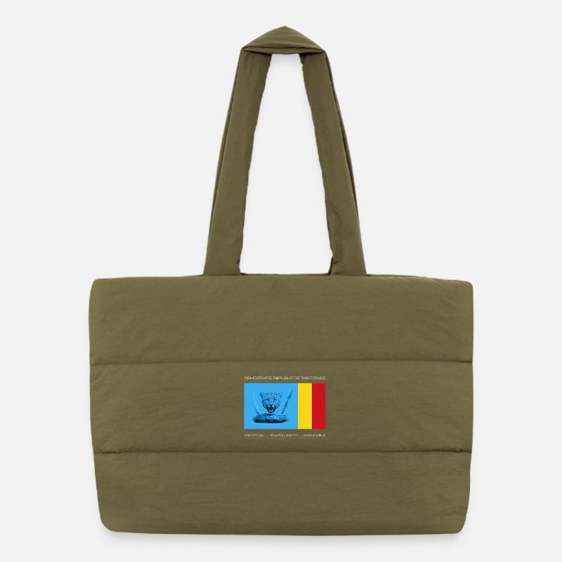 DRC BOLD UNOFFICIAL FLAG Puffer Shopping Bag