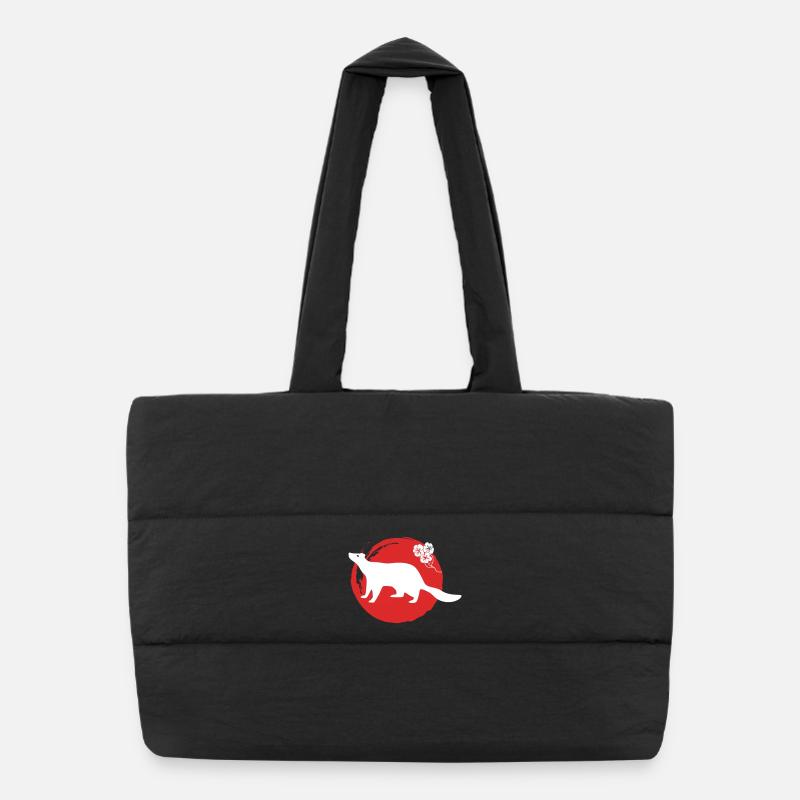 Marten Silhouette Japonaise Sac shopping matelassé