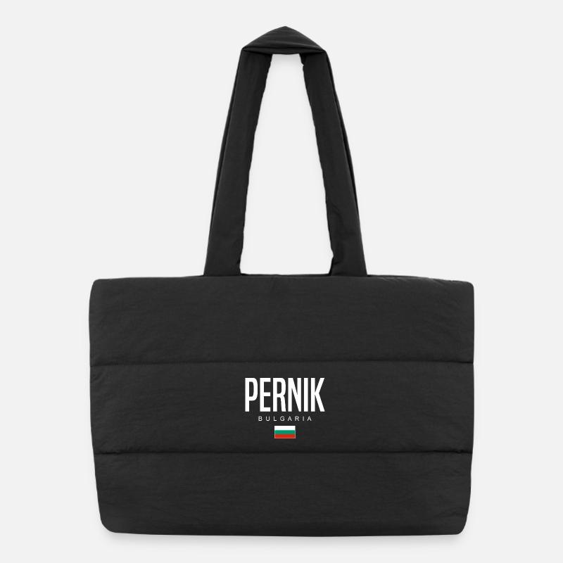 Pernik Bulgaria Puffer Shopping Bag