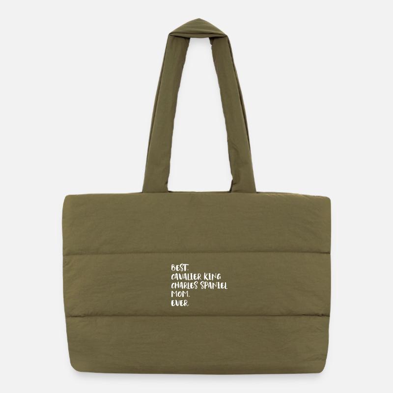 Cavalier King Charles Spaniel Sac shopping matelassé