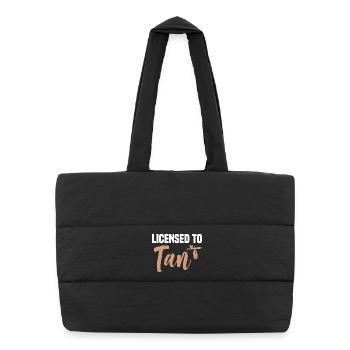 Spray Tan Technician Professionals Kit Spray Tan - Sac shopping matelassé - noir - Devant