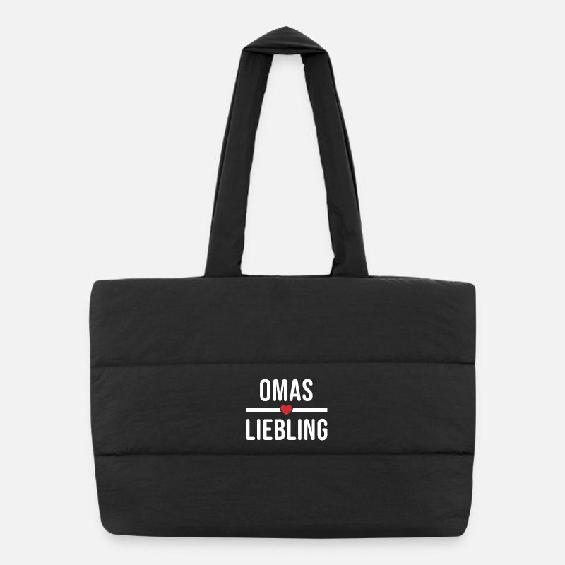 Omas Liebling Puffer-Einkaufstasche