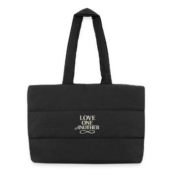 NEW -- Wear it. Share it. Inspire Someone Today. - Puffer Shopping Bag - black - Front