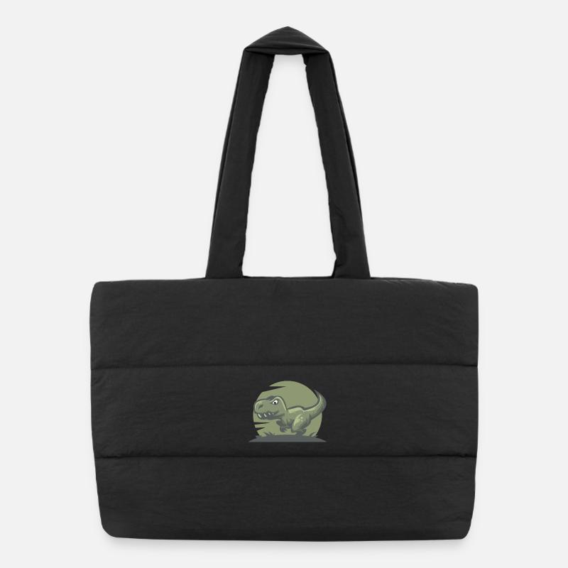 Dinosaurier T-Rex Puffer-Einkaufstasche