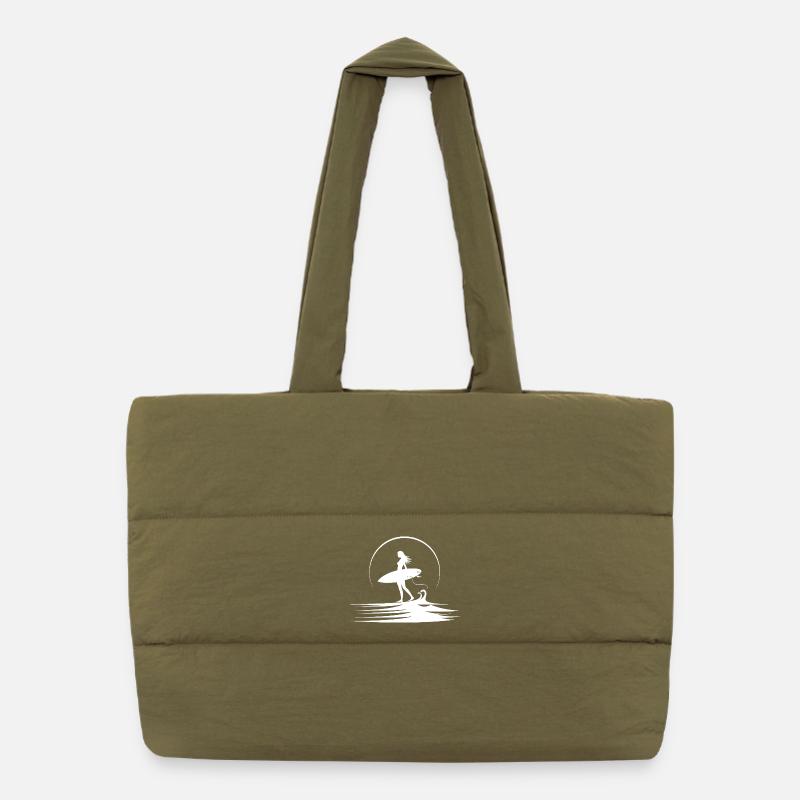 Surfeur Sac shopping matelassé