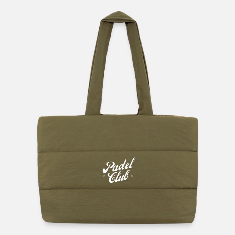 Padel Club Puffer Shopping Bag