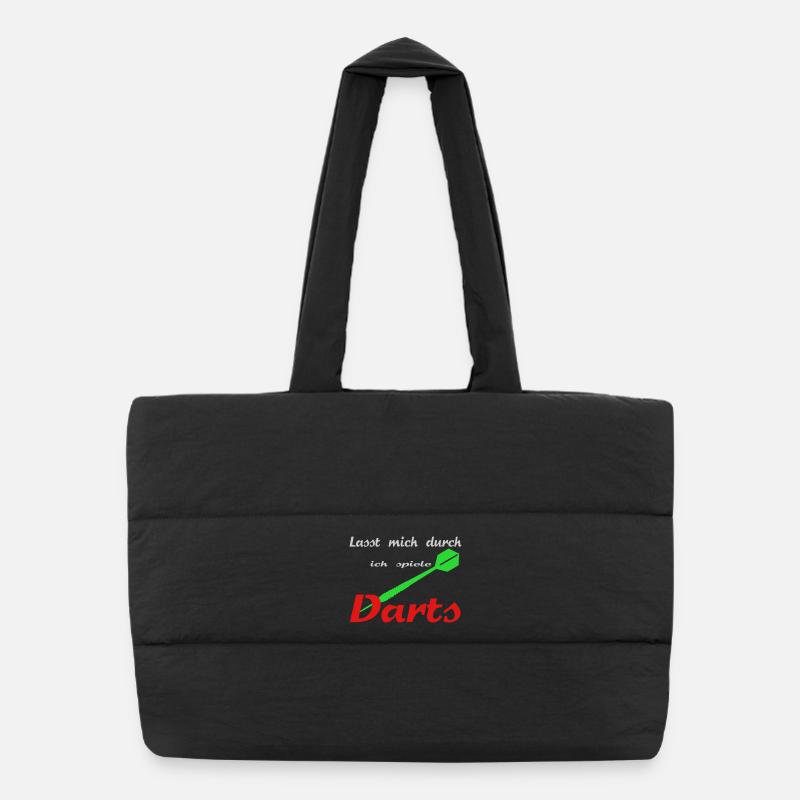 fléchettes Sac shopping matelassé