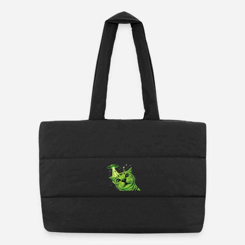 OVNI Alien Cat Sac shopping matelassé
