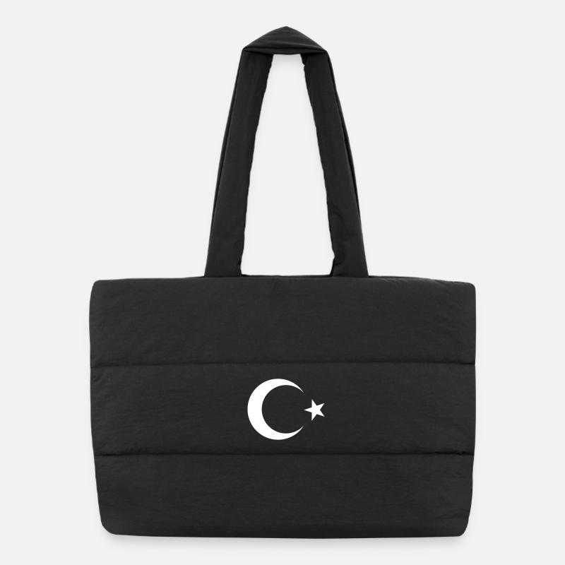 Drapeau de la Turquie Türkiye Sac shopping matelassé