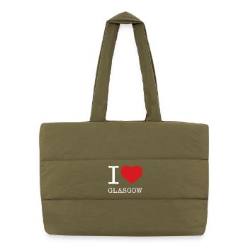 J’ADORE GLASGOW - Sac shopping matelassé - safari green - Devant
