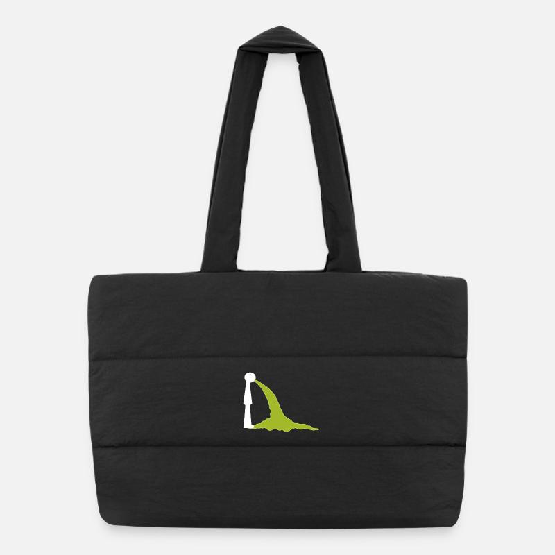 Motif de consommation d’alcool - Vomir - Escalade et crash Sac shopping matelassé
