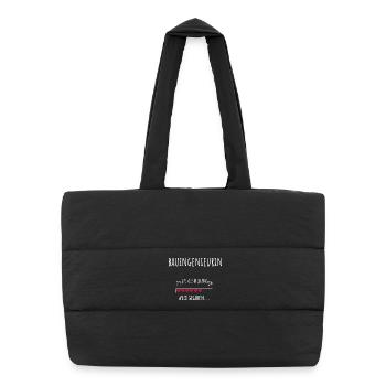 Génie civil Formation Ingénieur civil - Sac shopping matelassé - noir - Devant