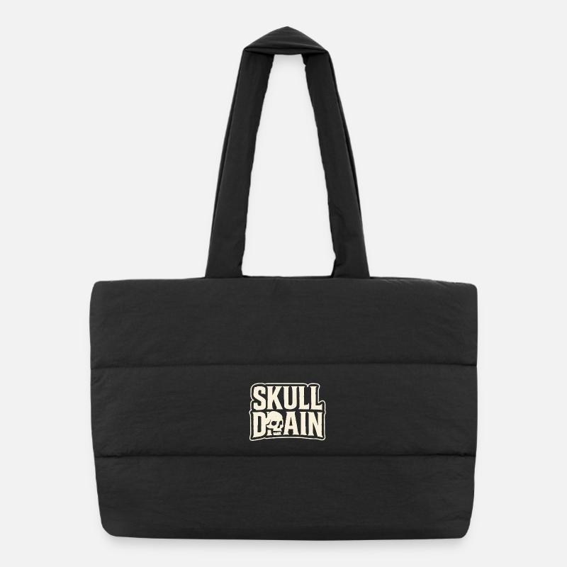 Skull Drain Vintage Style Sac shopping matelassé