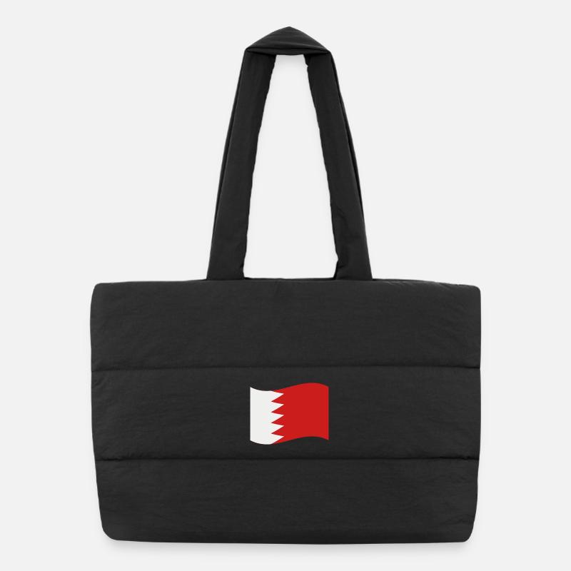 Drapeau de Bahreïn Sac shopping matelassé