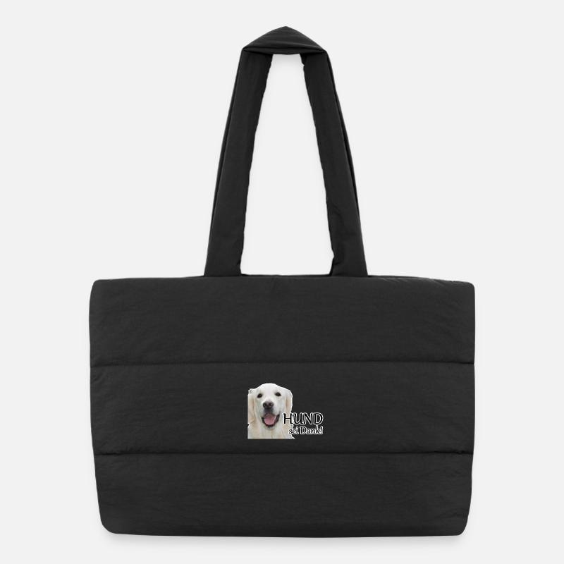 Hund sei Dank Tier Haustier Hunde Spruch Geschenk Puffer-Einkaufstasche
