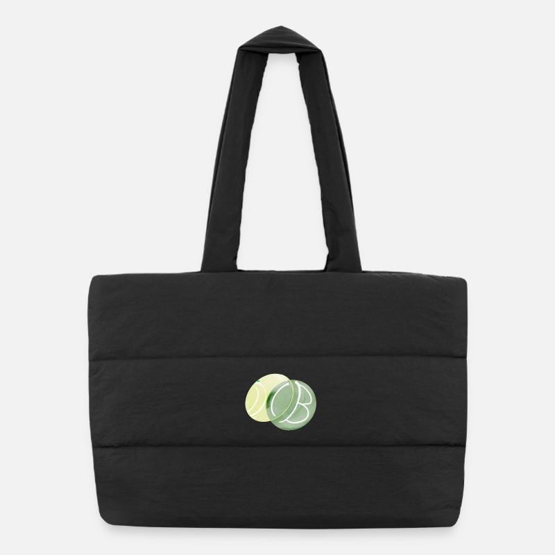 Le point vert Sac shopping matelassé