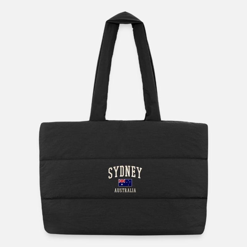 Sydney Australie Vintage Sac shopping matelassé