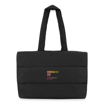 Windsurfing - Puffer Shopping Bag - black - Front