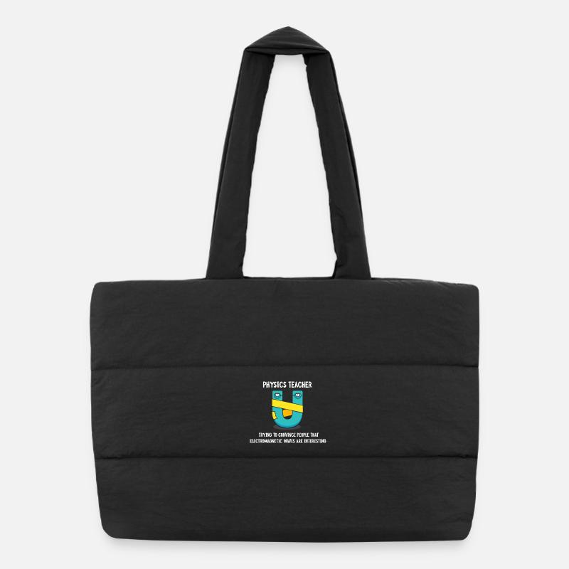Physique Physicien Physique Étudiant en physique Professeur de physique Sac shopping matelassé