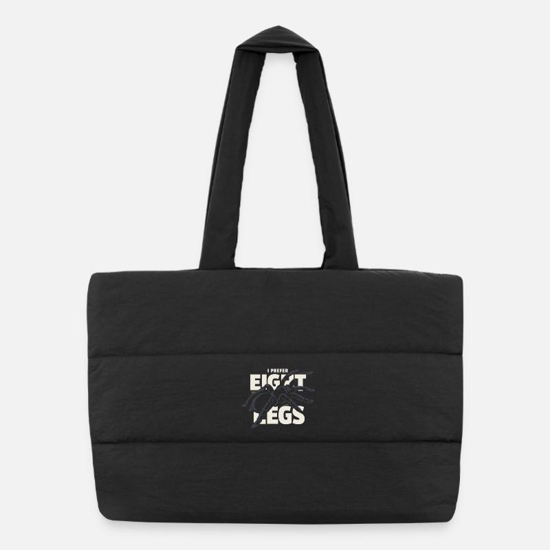 Propriétaire d’araignée Propriétaire de la Tarentule - Sac shopping matelassé - noir