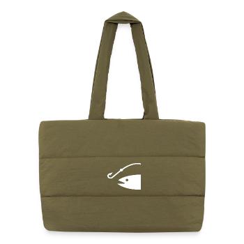 Pêche - Sac shopping matelassé - safari green - Devant