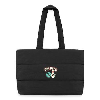 Pin Pals - Puffer-Einkaufstasche - Schwarz - Vorne