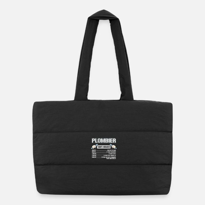 Plombier Tarifs Horaires Sac shopping matelassé