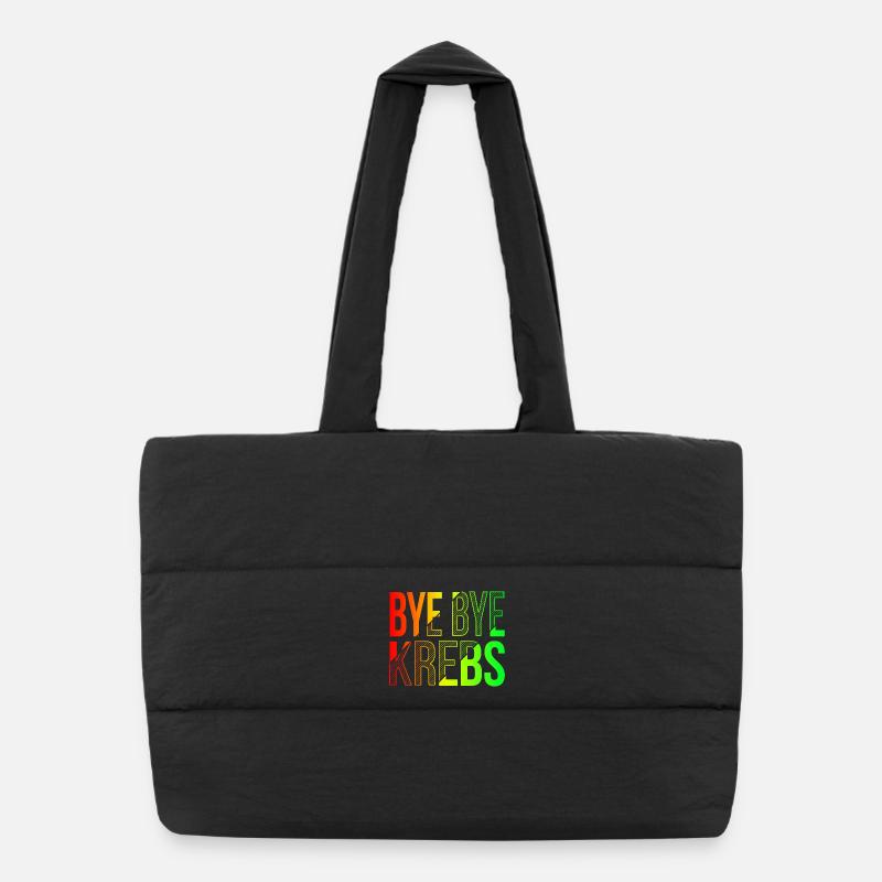 Bye Bye Kreps Rainbow Design Sac shopping matelassé