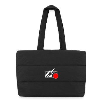 OSLO - Puffer Shopping Bag - black - Front