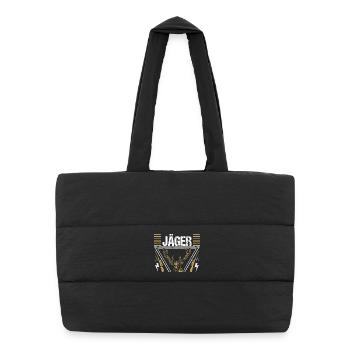 Hunting Hunting Huntsman Hunters - Puffer Shopping Bag - black - Front