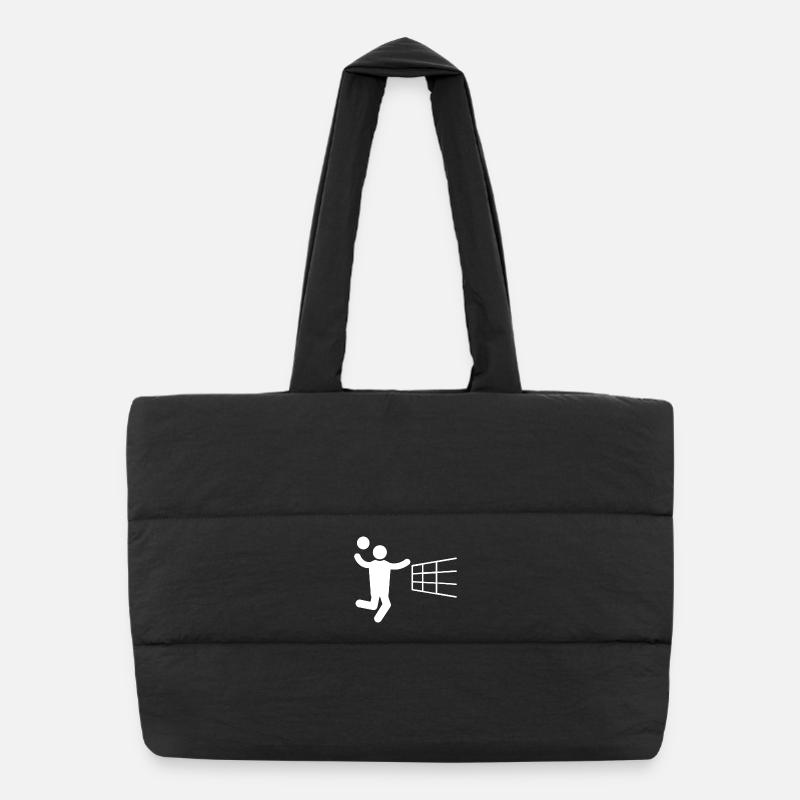 Volleyball volleyball joueuse de volley-ball Sac shopping matelassé
