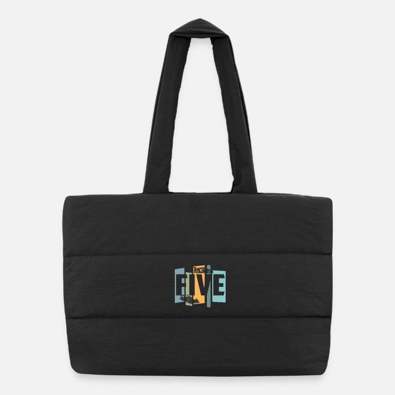 Five years old Puffer Shopping Bag