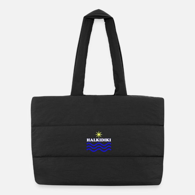 Chalcidique Sac shopping matelassé