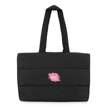 LOVE - Puffer-Einkaufstasche - Schwarz - Vorne