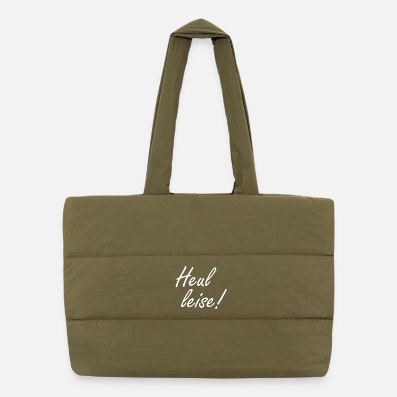 hurler doucement Sac shopping matelassé