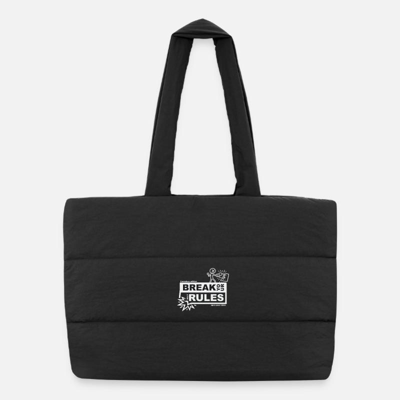 Brise tes règles ridicules - édition sans cadre Sac shopping matelassé