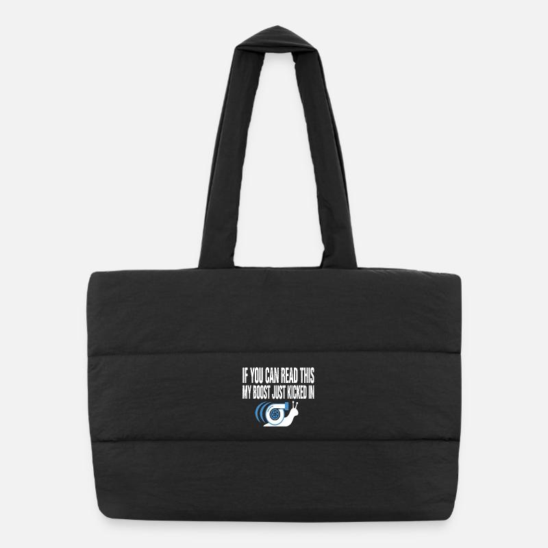 Mon boost vient de se déclencher Turbo Snail Sac shopping matelassé