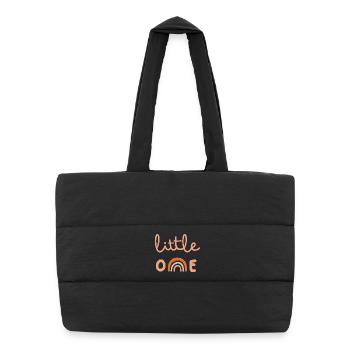 Petit petit - Sac shopping matelassé - noir - Devant