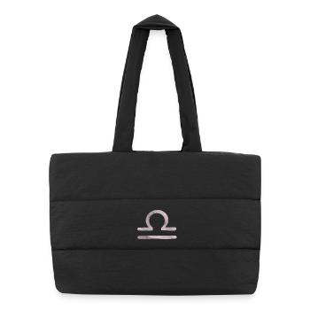 Scales - Puffer Shopping Bag - black - Front