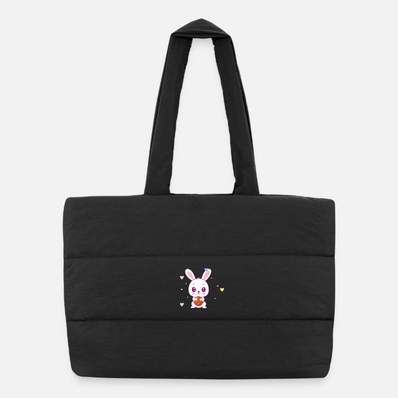 Mignon lapin de basket Sac shopping matelassé