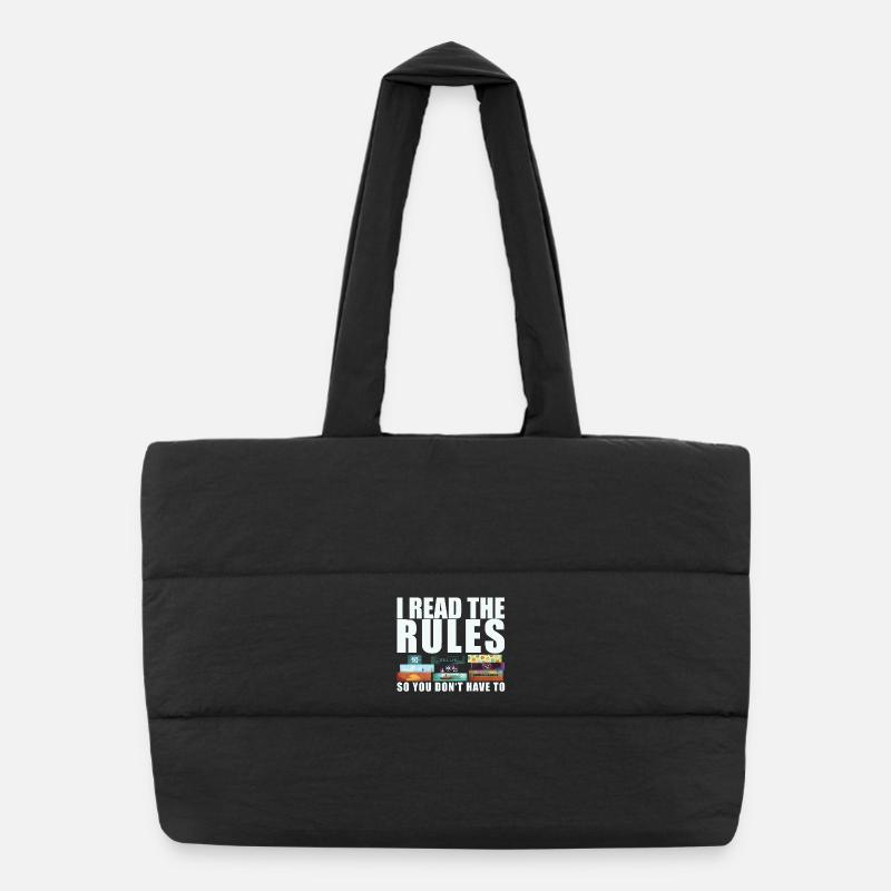 Jeux de société Dicton drôle - Règles lues Sac shopping matelassé
