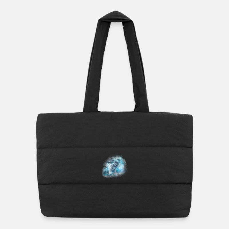 Der Eis Fuchs Puffer Shopping Bag