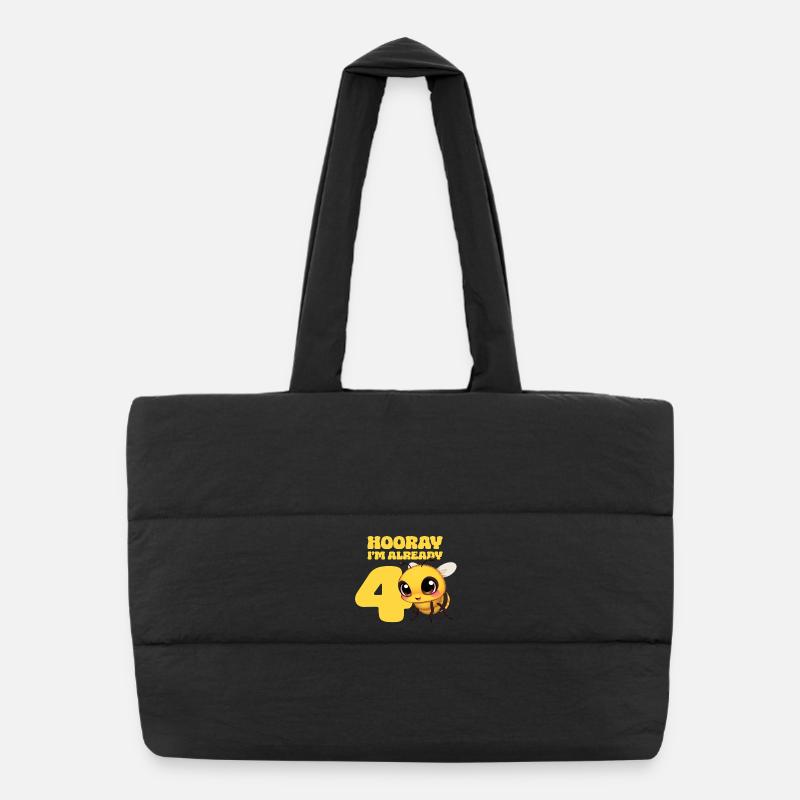 Biene - Hourra j’ai déjà 4 ans Sac shopping matelassé