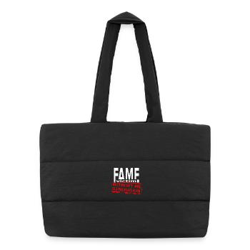 Fame Victim Shirt – Without Me Generation - Puffer Shopping Bag - black - Front