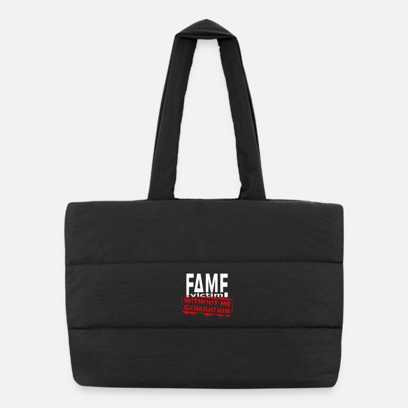 Chemise Victime de la Célébrité – Génération Without Me Sac shopping matelassé