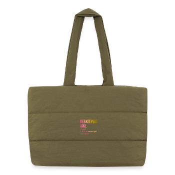 Beekeeper - Puffer Shopping Bag - safari green - Front