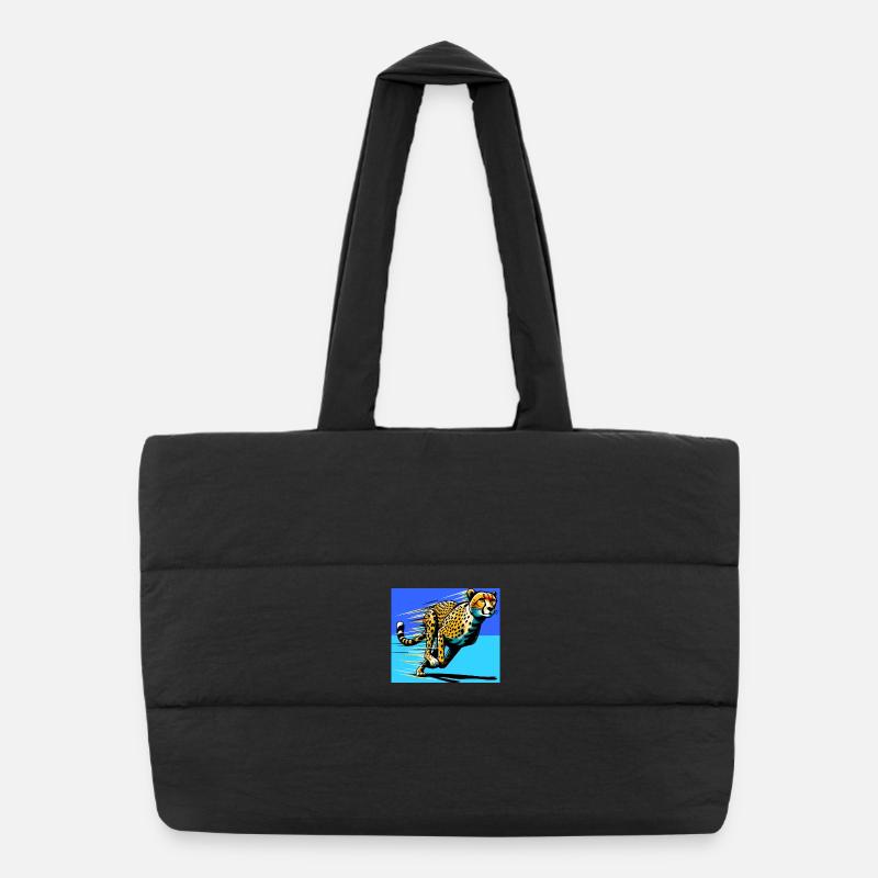 guépard Sac shopping matelassé
