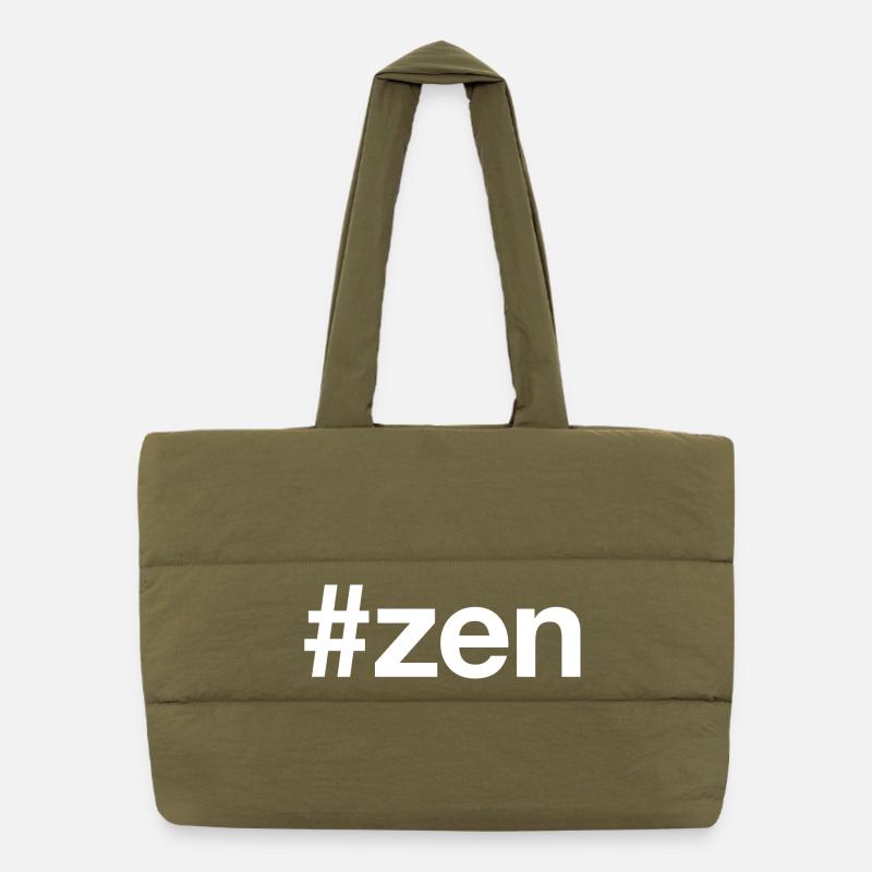 ZEN Hashtag Puffer-Einkaufstasche