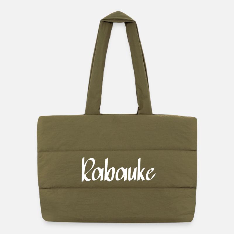 Rabauke Puffer-Einkaufstasche