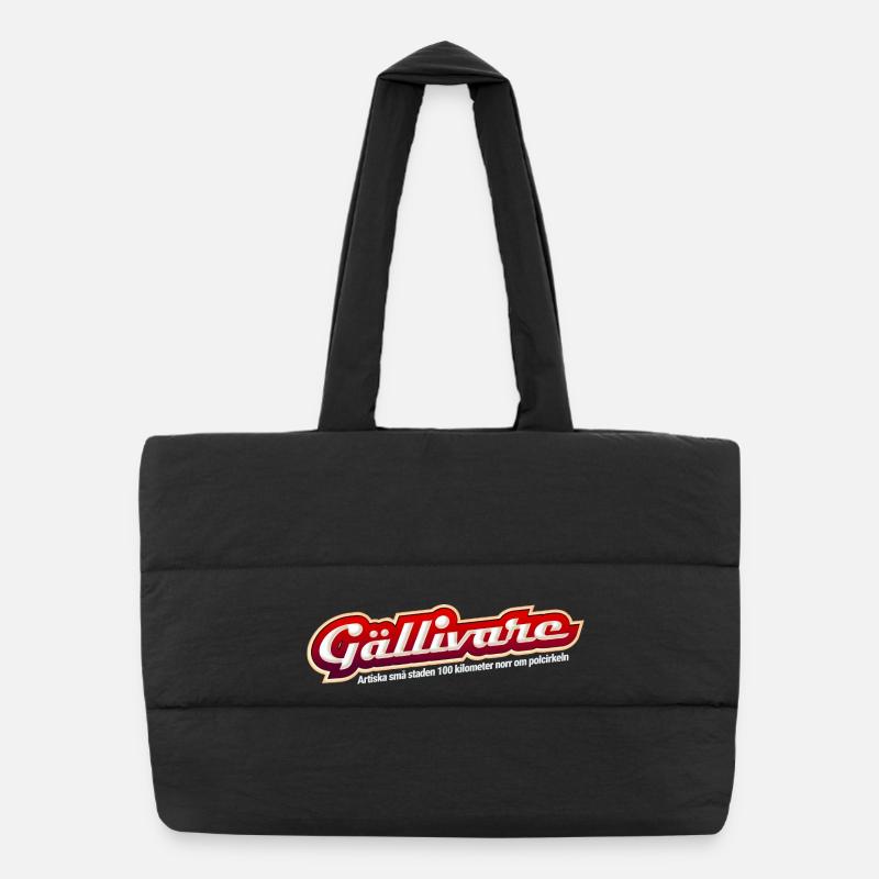 GALLIVARE - Puffer Shopping Bag - black